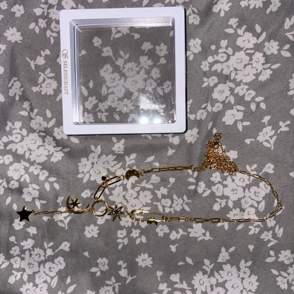 Gold and Silver Star Necklace - Picture 2 of 3